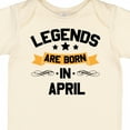 thumbnail image 4 of Inktastic Legends Are Born in April Boys or Girls Baby Bodysuit, 4 of 5