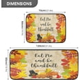 thumbnail image 2 of SKYSONIC Eat Pie and Be Thankfull Kitchen Rugs Set of 2, Fall Maple Leaves Floor Mat Area Rug Washable Carpet Perfect for Living Room Bedroom Entryway, 2 of 7