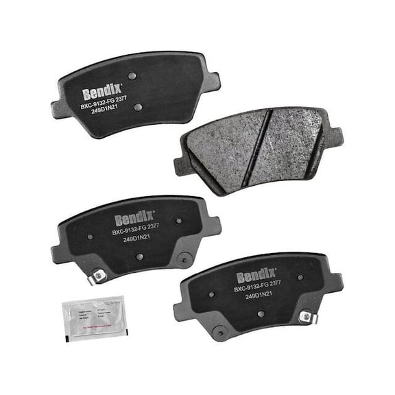 Rear Brake Pad Set - Compatible with 2021 - 2022 Genesis GV80 3.5L V6