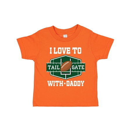 

Inktastic Football Tailgating with Daddy Gift Toddler Boy or Toddler Girl T-Shirt