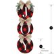 thumbnail image 2 of Decoraciones de Navidad ORIENTAL CHERRY - Joy Sign - Corona de cuadros de cuadros de búfalo para puerta delantera - Decoración rústica de madera de arpillera para el hogar, ventana, pared, casa de campo, interior y exterior Zhivalor OTTO-ZYS-0349, 2 of 7