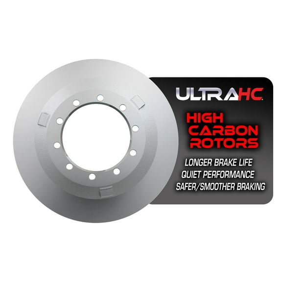 UltraHC Coated High Carbon Brake Rotor, Rear UR006892, Ford F-450 Super Duty 2021-2017