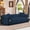 Blue, variant on OUUI 83" Boneless Couch – 3-Seater Corduroy Sofa with 2 Matching Pillows, Side Storage Pockets & Removable Armrests, No Assembly Required, Floor Sofa for Living Room, Apartment, Office