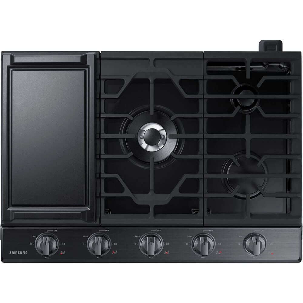 Samsung NA30N6555TG 30 inch Black Stainless 5 Burner Gas Cooktop