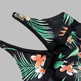 thumbnail image 5 of Virmaxy Greenery V Neck Tankini Two Piece Swimsuits for Teens with Ruffle Hem Top and Briefs for Tropical Beach Vacation for 3-12Y Green, 5 of 7