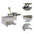 thumbnail image 2 of TUHOME Luanda Lift Top Coffee Table Engineered Wood  in  Multi-color, 2 of 6