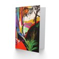 thumbnail image 2 of Artery8 Colourful Abstract Trees Hills Lake Bright Bold Greeting Birthday Card Him Her All Blank, 2 of 3