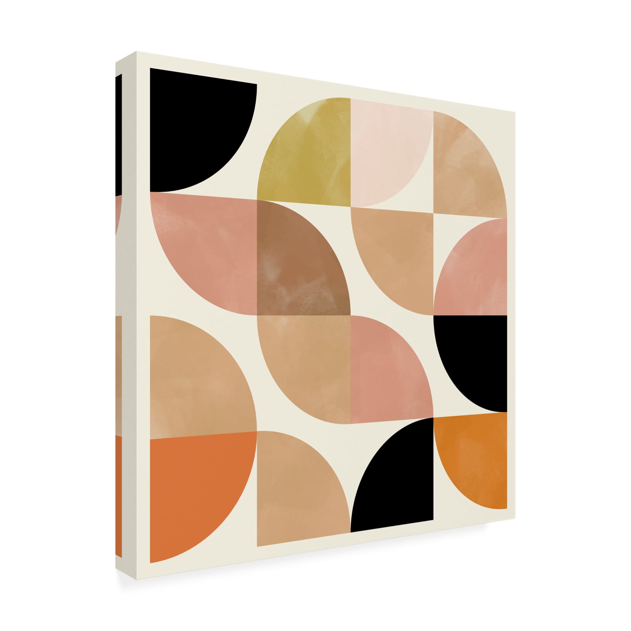 Trademark Fine Art Ana Rut Bre Circles Nov 19 Beige Viertel Circles Canvas Wall Art