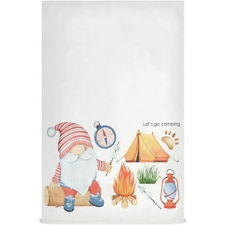 Camping Kitchen Tea Towels by Kay Dee Designs with Retro RV Camping Car Fun  Theme 3pc Set