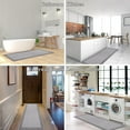 thumbnail image 4 of Findosom 2'x6' Hallway Runner Rug Non Slip Entryway Mat with Rubber Backing Machine Washable Laundry Runner Rug Long Indoor Doormat Entrance Floor Mat Runner for Garage Kitchen Laundry Gray, 4 of 8