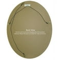thumbnail image 3 of OVALCREST by The OVALCREST Mirror Store Wright Linen White Framed Oval Mirror 23x27, 3 of 4