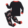 thumbnail image 5 of TOWED22 Boys Girls Halloween Pajamas Cotton Pumpkin Head Glow Print Pjs Toddler 2 Piece Ghost Sleepwear Kids Holiday Clothes Set(Black,9-10 Y), 5 of 9