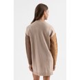 thumbnail image 2 of Blu Pepper Women's Long Sleeve Colorblock Chevron Cable Knit Pullover Sweater, 2 of 5