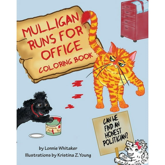 Mulligan Runs for Office: Coloring Book, (Paperback)