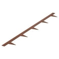 thumbnail image 4 of KFFKFF Durable Metal Garden Border, Set of 10, 40 x 4.5 inches, Weatherproof and Pre-Oxidized Landscape Divider, Flexible Lawn Separator, Robust Edging for Flower Beds, Yard, and Pathways, 4 of 9