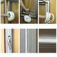 thumbnail image 3 of 5M Home Brush Tape Gadgets Door and window seal Sealing Strip Self Adhesive Pile Weatherstrip SILVER GREY 9X5MM, 3 of 8