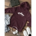 thumbnail image 3 of Spooky Vibes Typography Hoodie Juniors - Youth Hoodie, Large, 3 of 4