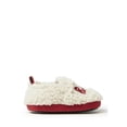 thumbnail image 2 of Dearfoams Kids Buffalo Check Baby Bear Closed Back Slipper, 2 of 8