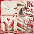 thumbnail image 4 of Pink Puppy Valentine's Banner Red Bow Dog Love Display Rose Flower Heart Pattern Romantic Backdrop for Valentine's Day Party Pet Lovers Romantic Date, 4 of 9