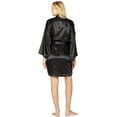 thumbnail image 2 of Intimo Womens Poly Charmeuse Robe, 2 of 4