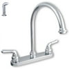Ldr 950-33124cp Chrome Exquisite™ Double Handle Kitchen Faucet