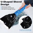 thumbnail image 4 of 6 Pcs Ice Scrapers for Car Windshield Ice Frost Scrapers Breakers for Cars and Small Trucks Car Window Frost Removal with Foam Handle, (Blue), 4 of 4