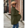 thumbnail image 4 of Cuteduck Women's Long Sleeve Open Front Cardigans Lightweight Knit Jacket High Low Hem Casual Cardigan, 4 of 5