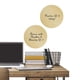 thumbnail image 1 of Decoración hogareña 4Pcs 20CM/7.9" Diameter Wall Decal Dots, Easy to Peel Easy to Stick + Safe on Painted Walls,Round Sticker Large Paper Sheet Set for Nursery Room, Golden Zhivalor WFLD-108, 1 of 4