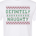 thumbnail image 4 of Inktastic Ugly Sweaters Definitely Naughty T-Shirt, 4 of 5