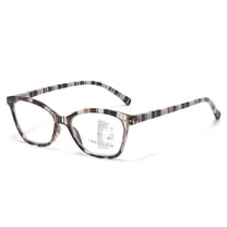 Newliyin Blue Light Blocking Reading Glasses for Women and Men, Classic Patterned Readers TR90 Frame & Acrylic Lenses, Anti-Glare Computer Eyewear, Black, 1.5x