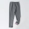 thumbnail image 2 of IROINNID Autumn Winter Girl's Elastic Pants Printed Brushed Warm Leisure Leggings, 2 of 8