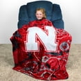 thumbnail image 3 of College Covers Nebraska Cornhuskers Sublimated Soft Throw Blanket, 42" x 60", 3 of 5