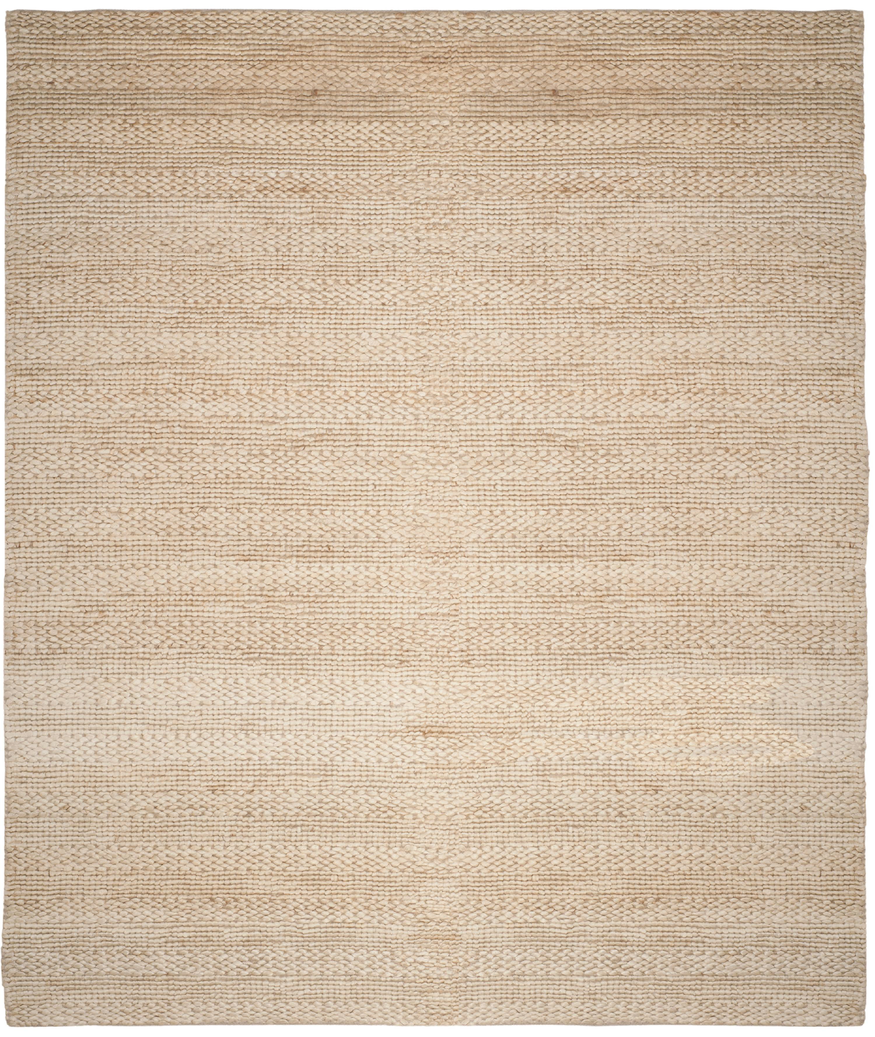 SAFAVIEH Natural Fiber Henrika Braided Area Rug, Bleach, 11' x 15'