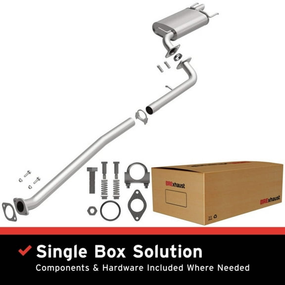 BRExhaust OE Replacement Exhaust System Kit 106-0746: Compatible with 2012-2017 Toyota Camry 2.5L
