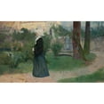 thumbnail image 3 of Konstanty Mańkowski 24x16 Black Modern Framed Museum Art Print Titled - Daughter of Charity in the Hospital Garden (1890), 3 of 5