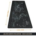 thumbnail image 2 of Mouse Pad Large Gaming Desk Mat Extended Mousepad with Personalized Design Keyboard Pad for Laptop, Computer and PC - 35.4 x 15.7 inches Black World Map, 2 of 6
