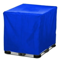 Meiiso Ibc Tote Tank Cover, Rain Barrel Protective Hood, 210D Ibc Tank Cover, Zippered Rain Barrel Protector, Uv-Resistant Tote Accessory (#L)