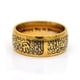 thumbnail image 2 of 9 Anillos de mensajes del Corán de acero de titanio, anillo de Dios árabe islámico religioso musulmán, 2 of 5