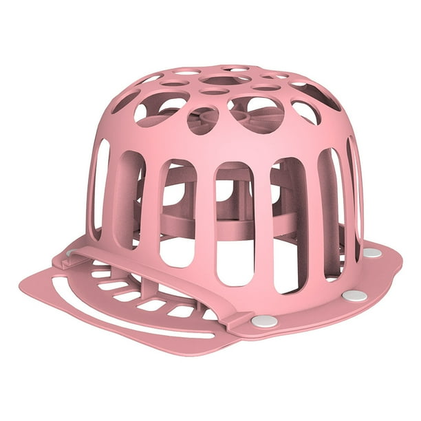 Protector Limpieza para Sombreros Curvos Jaula Lavadora Color Rosa