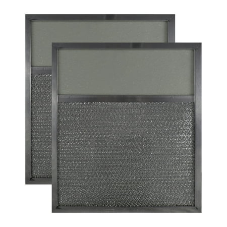

2-Pack Air Filter Factory 10-3/4 x 11-3/4 x 7/16 Aluminum Lens Grease Filters
