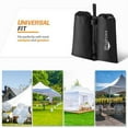 thumbnail image 5 of EAGLE PEAK Weight Bag Set Sand-Fill Bags for Use with Pop Up Canopy Legs 4pcs Per Pack (Black), 5 of 6