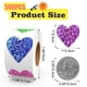 thumbnail image 3 of Pegatinas Nelisylux Heart, 500 unidades, 2,5 cm, autoadhesivas, purpurina, 3 of 7