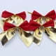 thumbnail image 3 of 12/24/36 piezas de lazos navideños en rojo y dorado, mini lazos para árbol de Navidad para decoración del hogar, decoración de bodas, Navidad, fiesta de Año Nuevo, regalo DIY, 3 of 5