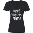 thumbnail image 3 of Inktastic West Virginia Mama Women's V-Neck T-Shirt, 3 of 5