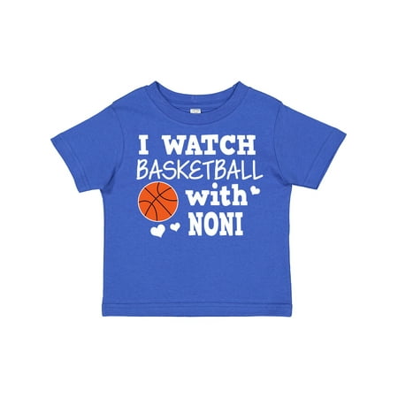 

Inktastic I Watch Basketball with Noni Gift Toddler Boy Girl T-Shirt