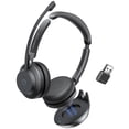 thumbnail image 1 of Auriculares inalámbricos Bluetooth Rownfusny con micrófono con cancelación de ruido, 1 of 7