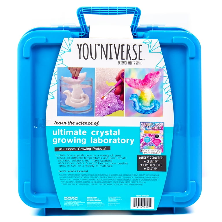 YOUniverse Ultimate Crystal Growing Lab, Kids Science Kit for Boys
