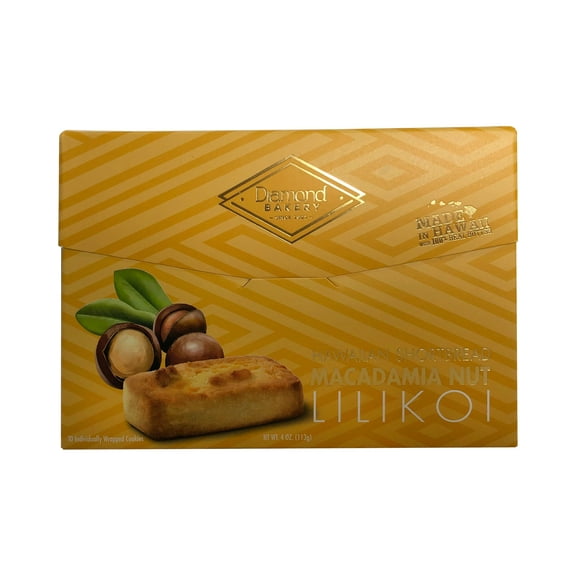Diamond Bakery Macadamia Nut Shortbread Lilikoi, 4.4 Oz.