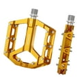 thumbnail image 4 of Kuntesetty 2 Pieces Bike Pedals Sturdy Flat Pedals for Repairing Folding Bikes BMX Gold, 4 of 8
