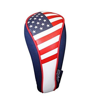 Usa Golf Headcover usa patriot golf hybrid head cover universal u.s.a neoprene style patriotic headcover ()